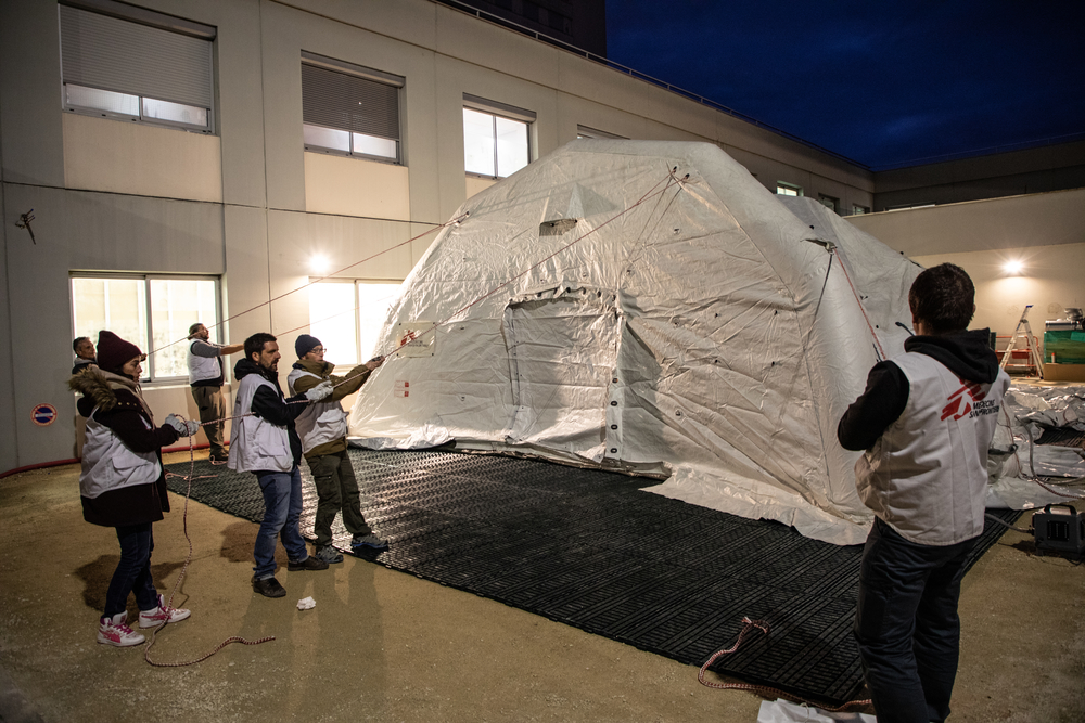 MSF ajuda na resposta à COVID-19 em Reims, na França