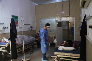 Síria: O número de pacientes aumenta em um centro de tratamento COVID-19 apoiado por MSF