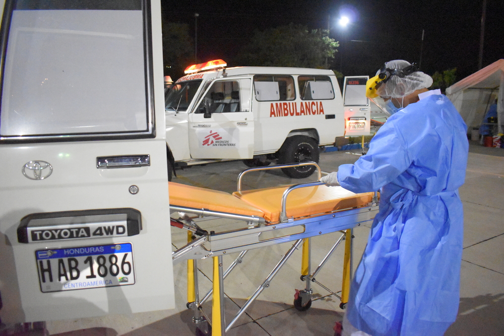 Honduras: em apenas dois meses, ambulâncias de MSF garantem que 868 pacientes com COVID-19 cheguem ao hospital com vida