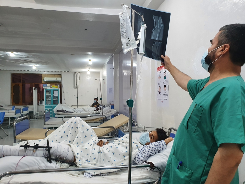Unidade de emergência para traumas em Kunduz