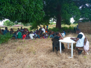 Equipas da MSF operam uma clínica móvel na aldeia de Chai, distrito de Macomia. 