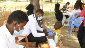 Vacinação contra o sarampo no Corno de África