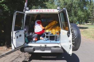 Ambulância da MSF na Ucrânia