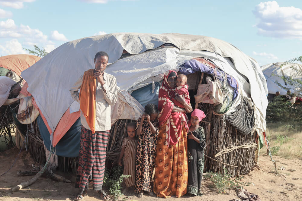 Campo de refugiados no Quénia