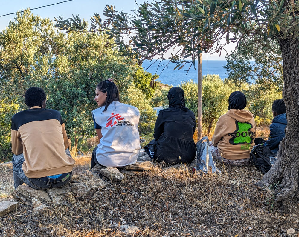 Lesbos, Grécia - apoio MSF