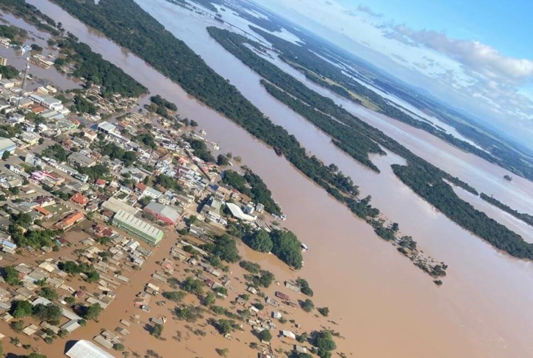 Cheias no Rio Grande do Sul