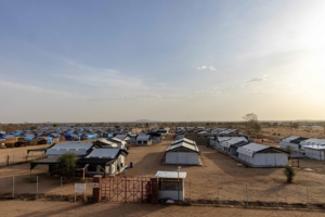 Hospital de campanha da MSF no campo de Metche, no Leste do Chade.