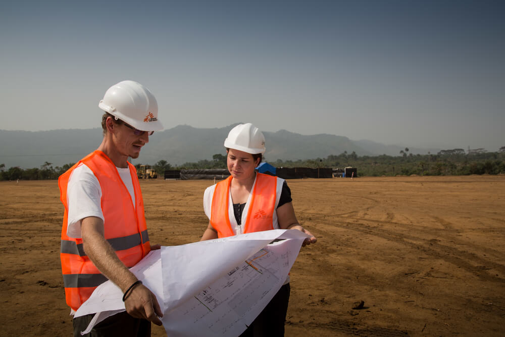 Responsáveis de construção