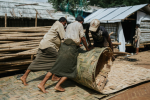 Bangladesh - folha de taro símbolo rohingya