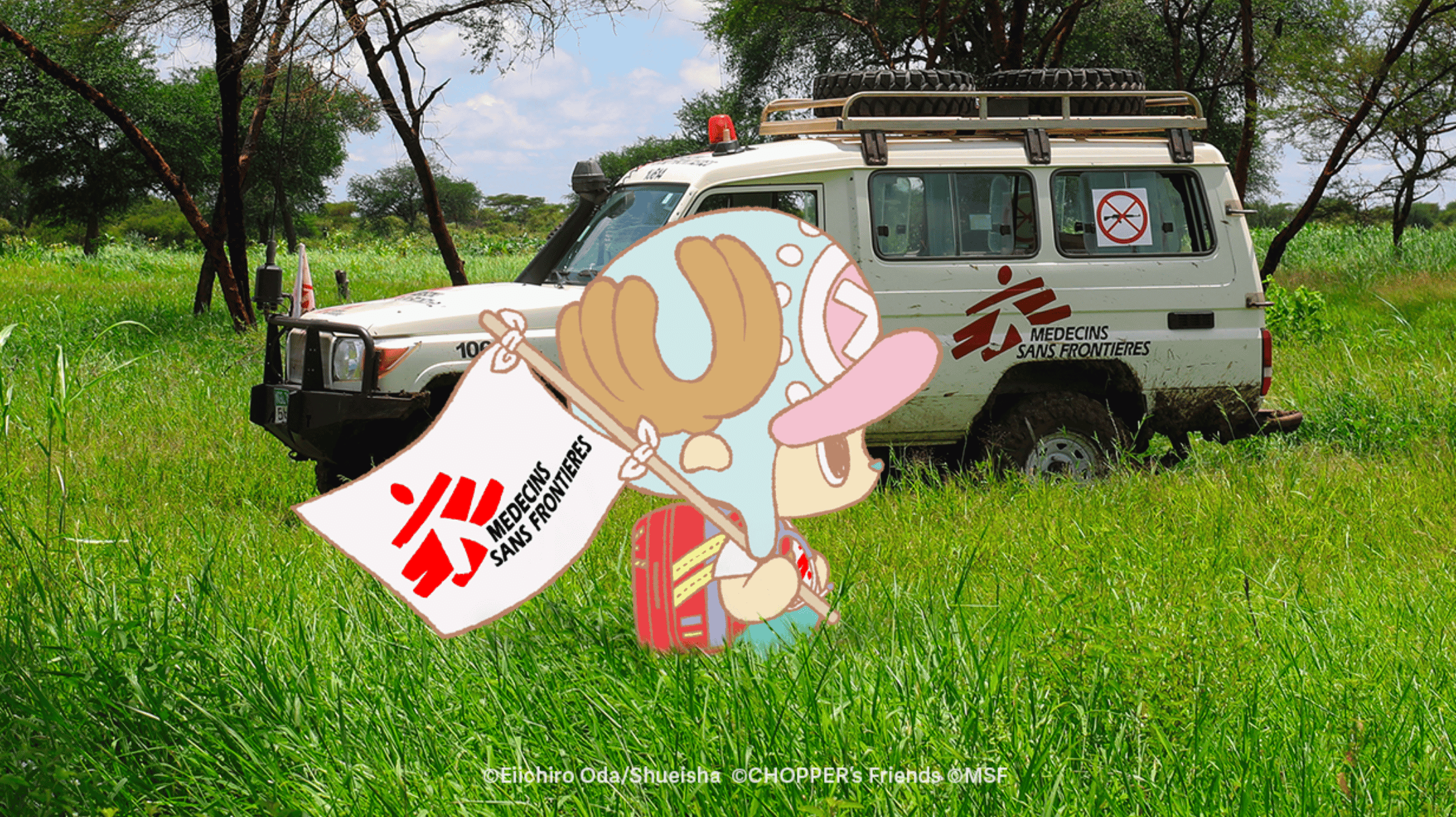 Tony Tony Chopper é um apoiante da Médicos Sem Fronteiras