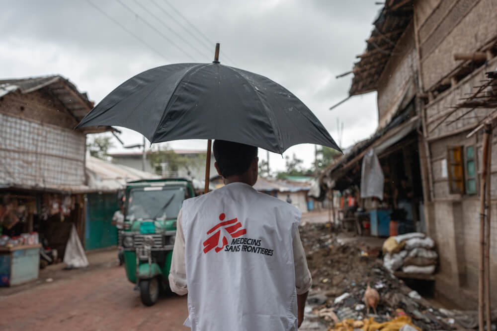Mohammed trabalha com a MSF desde 2017. É rohingya e vive nos campos depois de ter de fugir para o Bangladesh em 2017 com a família.