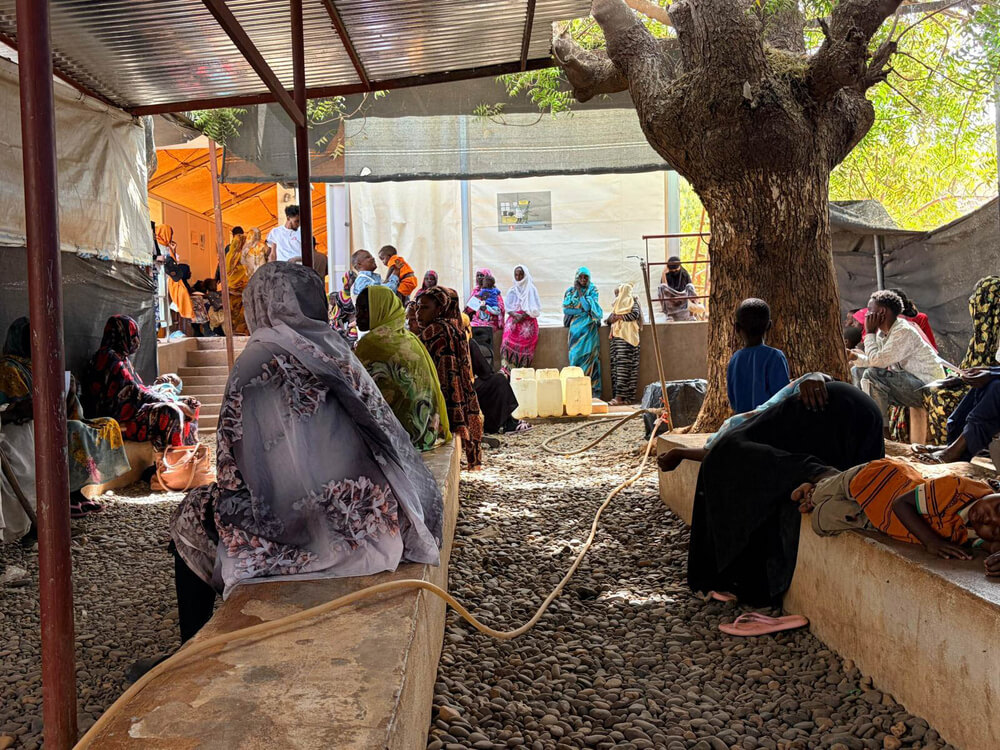 Em Um Rakuba, o campo que acolhe 17 mil refugiados, a MSF é hoje a principal prestadora de cuidados de saúde. 