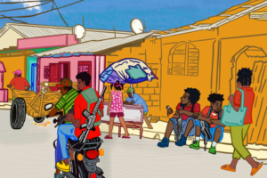 Ilustração - Haiti cuidados de saúde