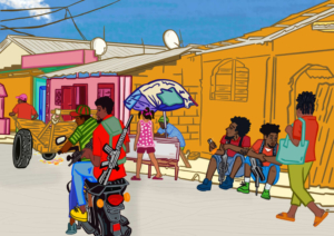 Ilustração - Haiti cuidados de saúde