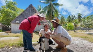 A MSF trabalha em Kiribati junto da população para melhorar as infraestruturas de água.
