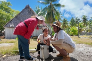 A MSF trabalha em Kiribati junto da população para melhorar as infraestruturas de água.