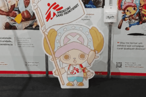 Fotografia stand MSF x CHOPPER no Iberanime em Matosinhos 2026