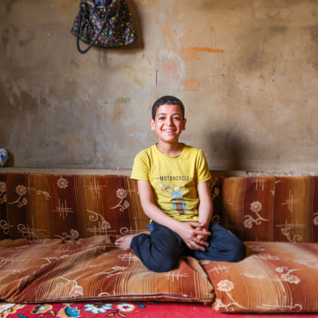 Moussa é criança de 10 anos que vive com diabetes