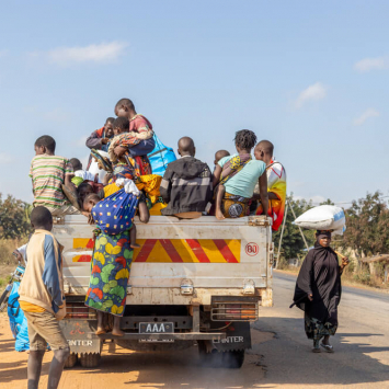 A província de Cabo Delgado, no Norte de Moçambique, vive a maior vaga de deslocações registada desde fevereiro de 2024
