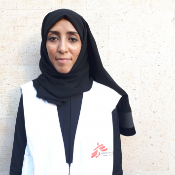 Monia Khaled, de MSF.