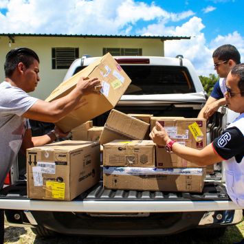 MSF distribui kits de higiene para venezuelanos em Roraima