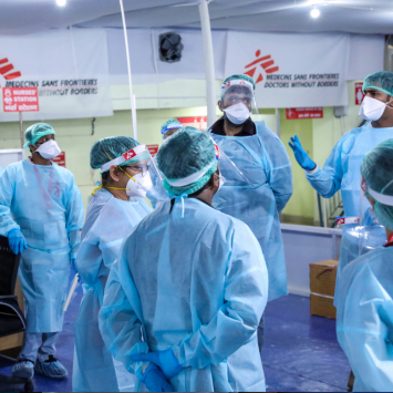 MSF abre centro de tratamento de COVID-19 em Bihar, na Índia