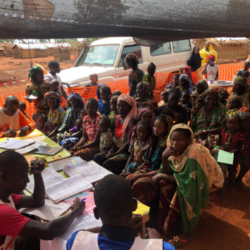 República Centro-Africana: vacinação em Mingala