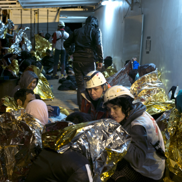 Não há para onde ir a não ser para o mar
