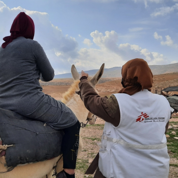Clínicas móveis em Hebron, 20 de dezembro de 2020