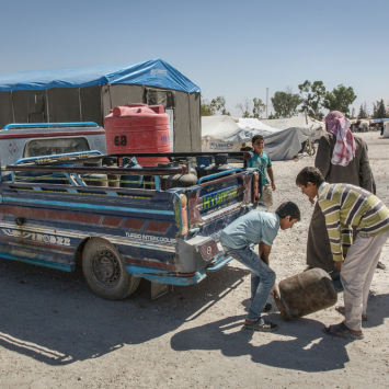 Síria: chegadas diárias ao campo de Ain Issa